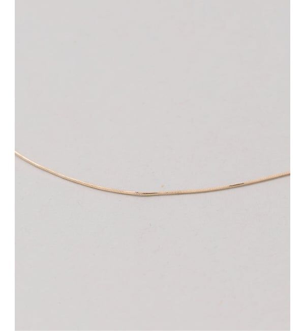 Lilas by Spick&Span「コンパクトチェーン55cmネックレス K10」|ネックレス|