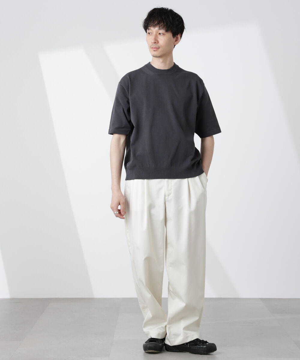  「コットン/ソロナ プレーティングクルーネック 半袖TEE」|Tシャツ・カットソー|