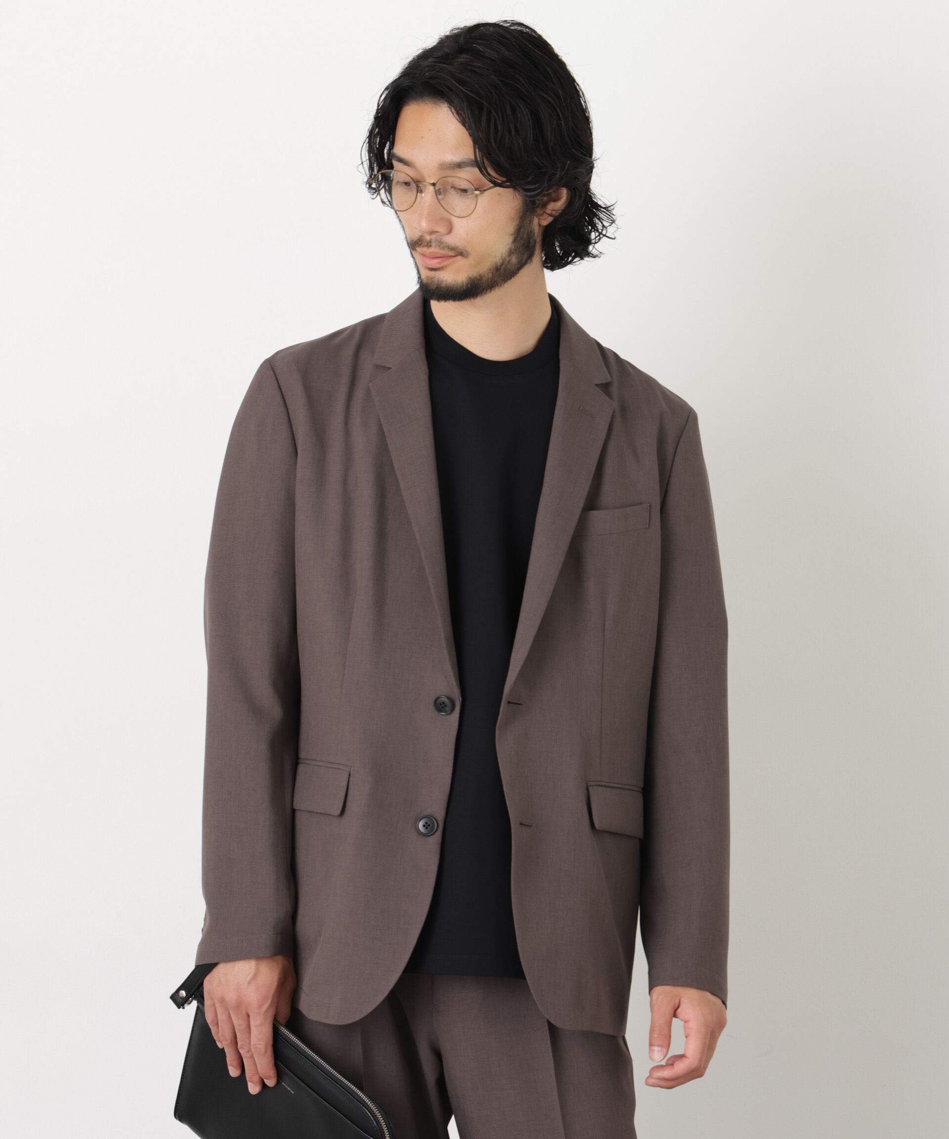 NANO universe「「Damerino」軽量サマートロセットアップ/接触冷感・吸水速乾」|スーツ|