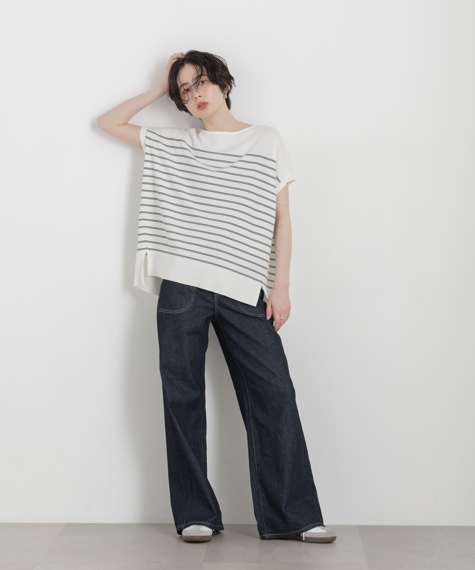 NANO universe「SOMETHING/LISA LACE UP WIDE」|チノ|