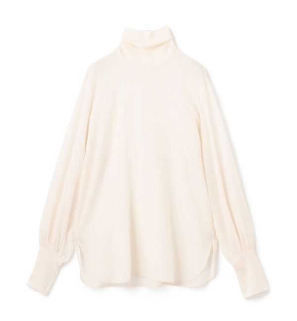 BEIGE,「【洗える】MOYE / ハイネックブラウス」|シャツ・ブラウス|