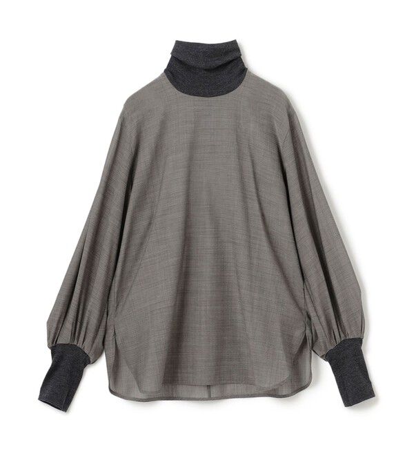 BEIGE,「【洗える】MOYE / ハイネックブラウス」|シャツ・ブラウス|