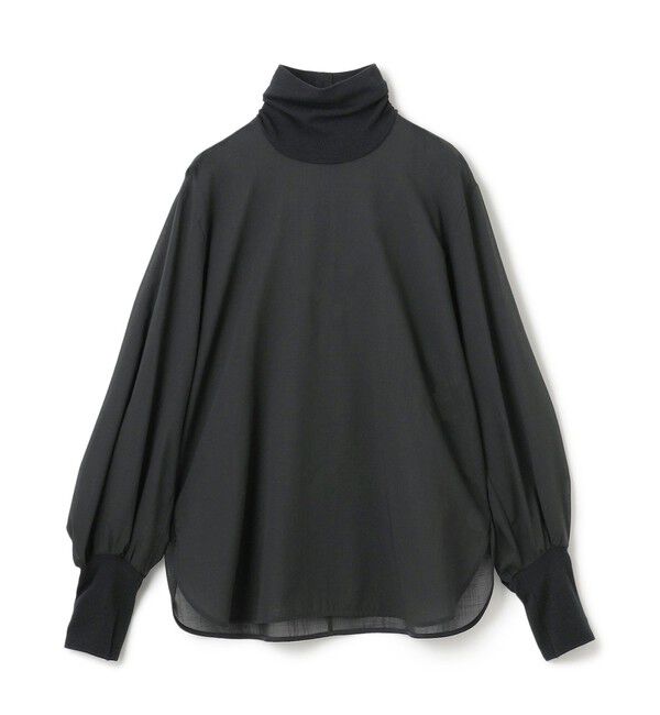 BEIGE,「【洗える】MOYE / ハイネックブラウス」|シャツ・ブラウス|