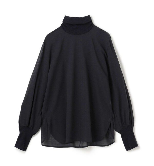 BEIGE,「【洗える】MOYE / ハイネックブラウス」|シャツ・ブラウス|