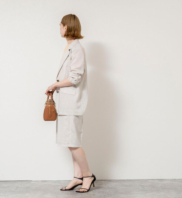 NOLLEY'S sophi「《セットアップ対応》ウォッシャブルリネンライクシアーボイルハーフパンツ」|その他|