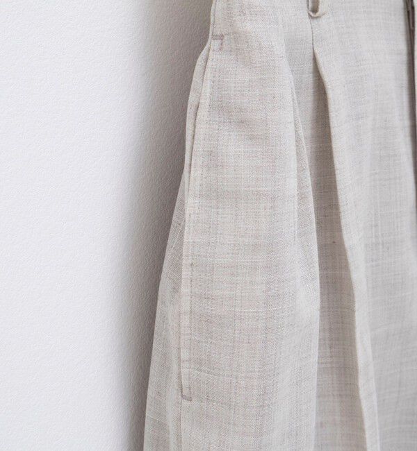 NOLLEY'S sophi「《セットアップ対応》ウォッシャブルリネンライクシアーボイルハーフパンツ」|その他|
