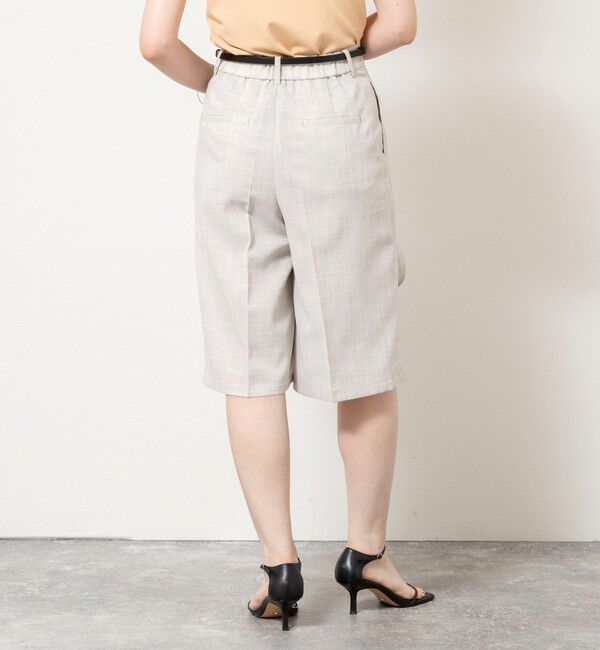 NOLLEY'S sophi「《セットアップ対応》ウォッシャブルリネンライクシアーボイルハーフパンツ」|その他|