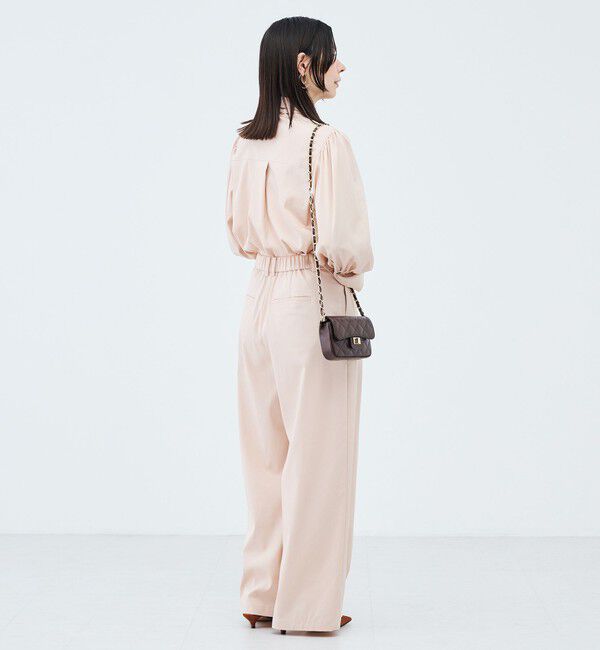 NOLLEY'S sophi「《セットアップ対応》ウォッシャブルバイオツイルボウタイブラウス」|シャツ・ブラウス|