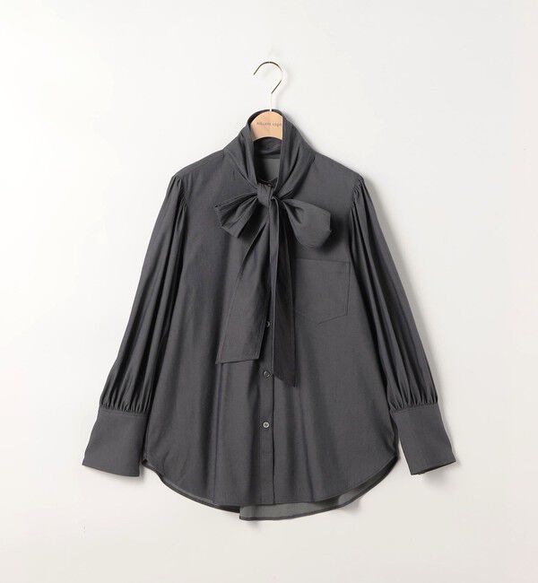 NOLLEY'S sophi「《セットアップ対応》ウォッシャブルバイオツイルボウタイブラウス」|シャツ・ブラウス|