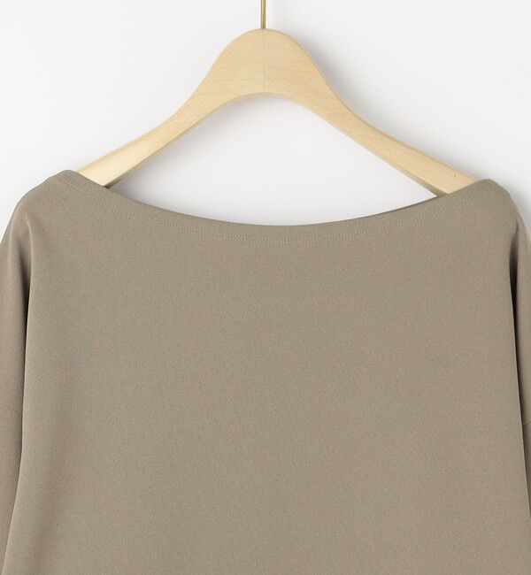 NOLLEY'S sophi「【BECシリーズ】《セットアップ対応》ウォッシャブルライトダンボールジョーゼット2WAYプルオーバー」|Tシャツ・カットソー|