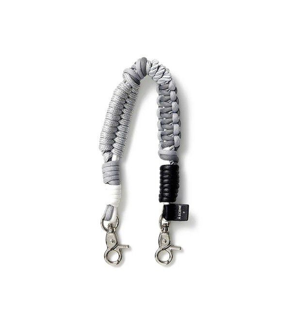 GLOSTER「【A SCENE/エーシーン】Design paracord strap パラコードストラップ」|その他|シルバー