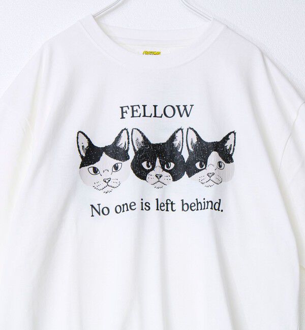 FREDY MAC「【FREDYMAC/フレディマック】度詰め天竺CAT&DOG前後TEE」|Tシャツ・カットソー|