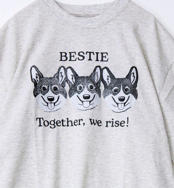 FREDY MAC「【FREDYMAC/フレディマック】度詰め天竺CAT&DOG前後TEE」|Tシャツ・カットソー|