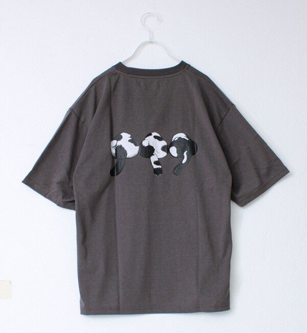 FREDY MAC「【FREDYMAC/フレディマック】度詰め天竺CAT&DOG前後TEE」|Tシャツ・カットソー|
