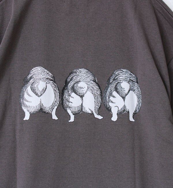 FREDY MAC「【FREDYMAC/フレディマック】度詰め天竺CAT&DOG前後TEE」|Tシャツ・カットソー|