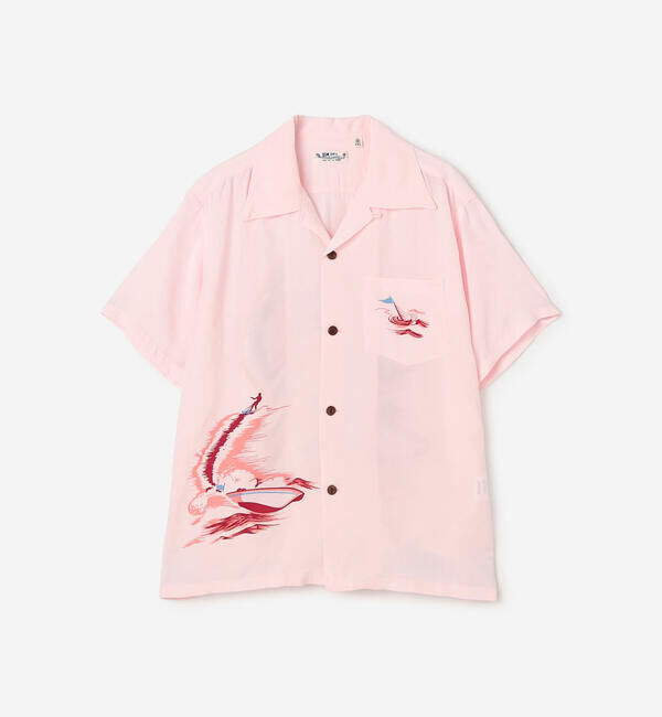  「SUN SURF | ハワイアンシャツ &ldquo;WATER SKIING&rdquo; WOMEN」|シャツ・ブラウス|PINK