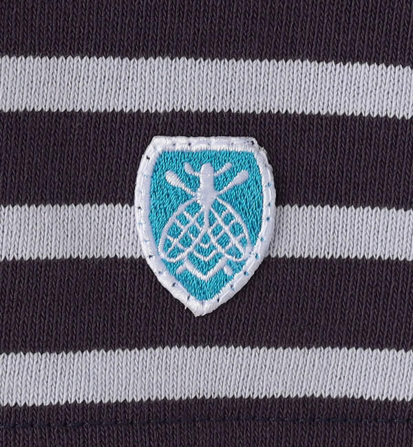 ORCIVAL「ORCIVAL | ハーレクイン コットンロード クルーネック フレンチバスクTシャツ MEN」|Tシャツ・カットソー|