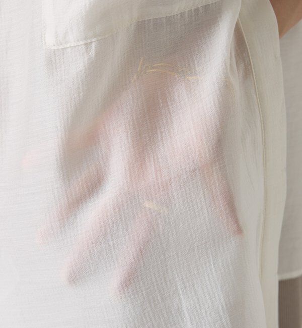  「【ロングシーズン着られる/丈調整可能◎】ヴィンテージライクオーバーシャツ」|シャツ・ブラウス|