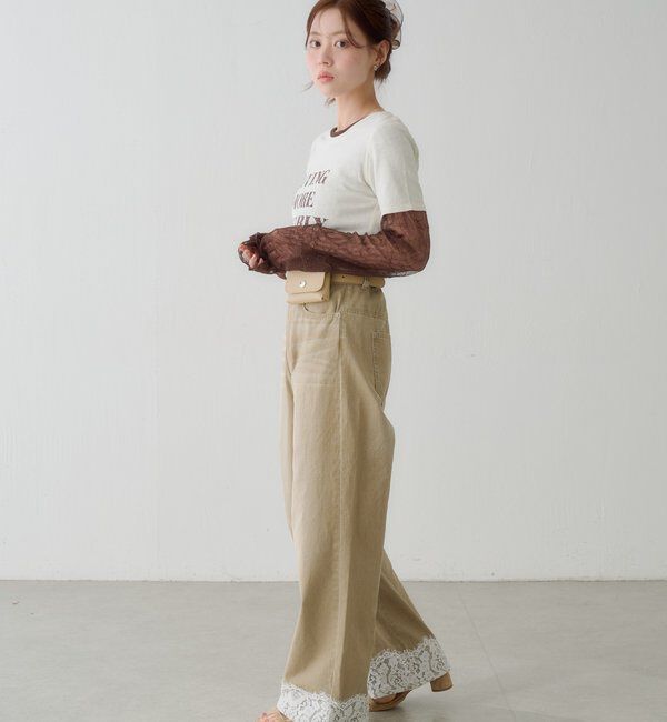  「【S.Mサイズ展開】ヴィンテージ加工ロゴTEE」|Tシャツ・カットソー|