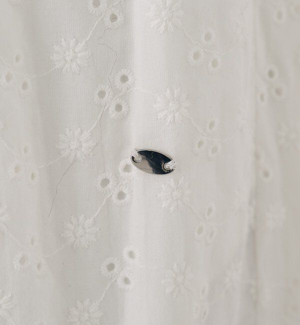  「コットン刺繍ドロストパンツ」|チノ|