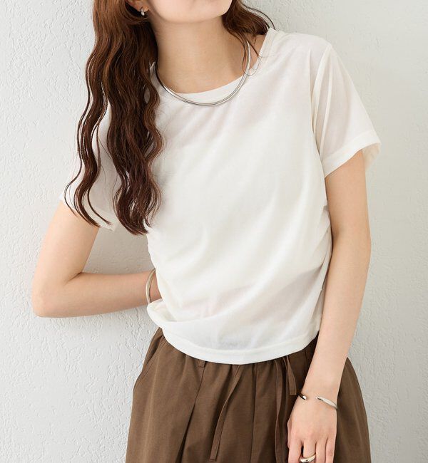  「【BLK/WEB限定カラー】ベロアTシャツ」|Tシャツ・カットソー|