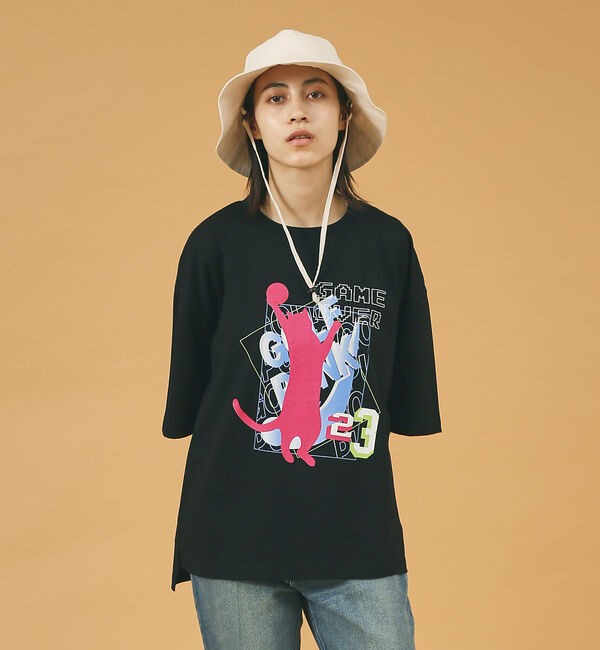 ABAHOUSE「【WEB限定】GOLF PUNK グラフィックTEEシリーズ/ユニセックス」|Tシャツ・カットソー|ブラック系その他2