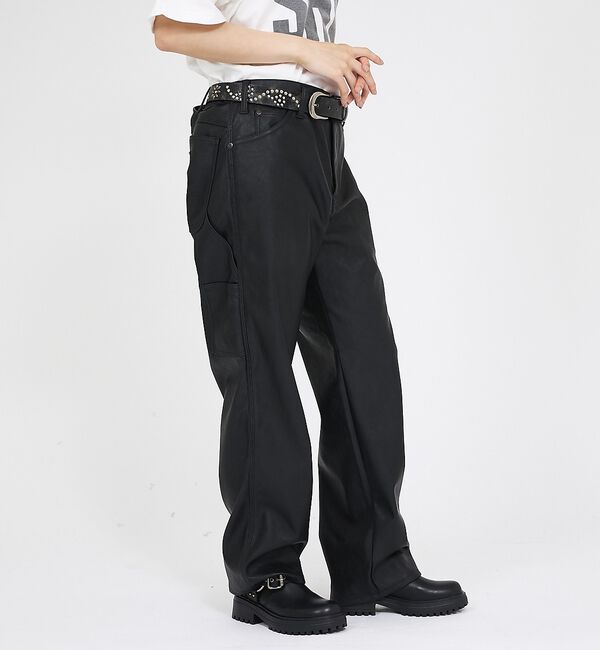 ABAHOUSE「【Dickies / ディッキーズ】フェイクレザーペインターパンツ / DB20」|その他|