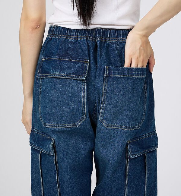 ABAHOUSE「【GRAMICCI / グラミチ】DENIM CARGO PANT / デニムカ」|デニム|