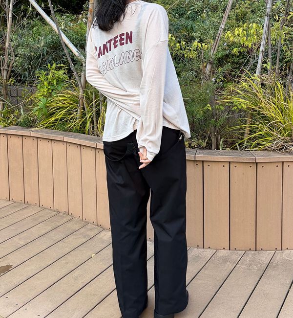 Rouge vif「【ST.JOHNS 3RD CLUB/セントジョンズサードクラブ】シアーロゴロン」|Tシャツ・カットソー|