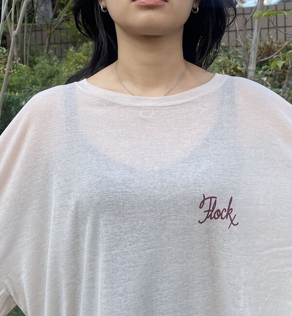 Rouge vif「【ST.JOHNS 3RD CLUB/セントジョンズサードクラブ】シアーロゴロン」|Tシャツ・カットソー|