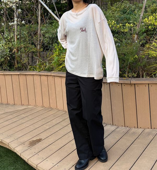 Rouge vif「【ST.JOHNS 3RD CLUB/セントジョンズサードクラブ】シアーロゴロン」|Tシャツ・カットソー|