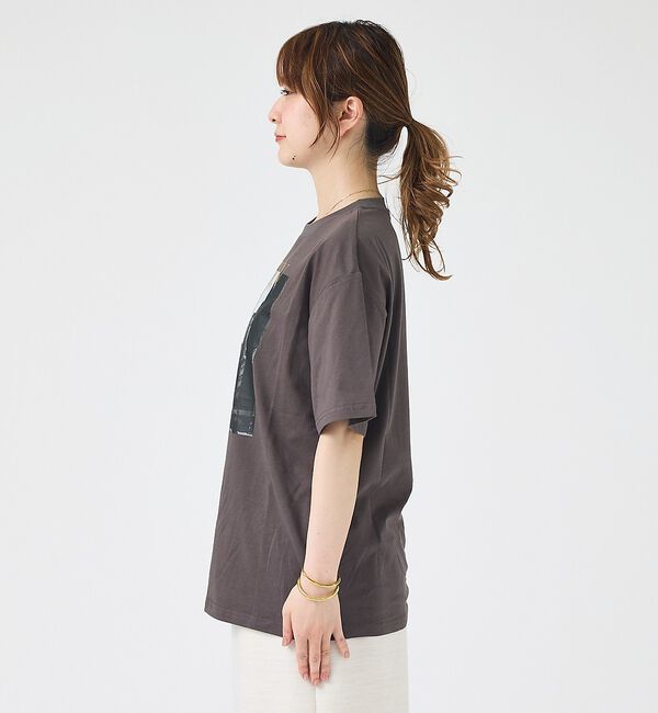 Rouge vif「コットンフォトロゴTシャツ/半袖/洗濯機洗い可」|Tシャツ・カットソー|