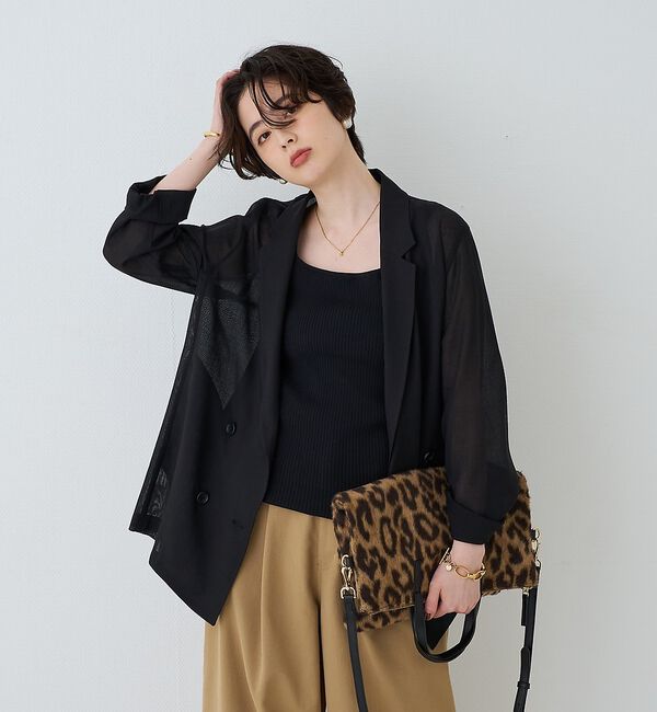 Rouge vif「【CHIMERE/シメール】 レオパード2WAYショルダーバッグ【予約】」|トートバッグ|