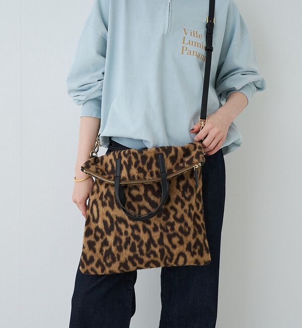 Rouge vif「【CHIMERE/シメール】 レオパード2WAYショルダーバッグ【予約】」|トートバッグ|