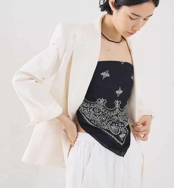 The Store by C' 「【destin】COT BANDANA CARRE／コットンバンダナ90&times;90」|バンダナ・スカーフ|