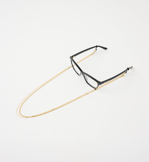 The Store by C' 「【SUNNY CORDS】【別注】Jane w Chain Gold／グラスチェ」|メガネ|