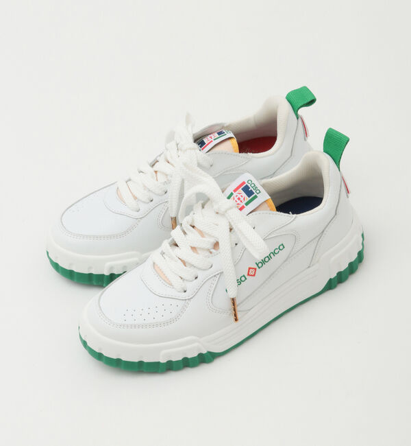 SOFFITTO「【Casablanca/カサブランカ】Tennis Court Sneaker Leather」|スニーカー|ホワイト