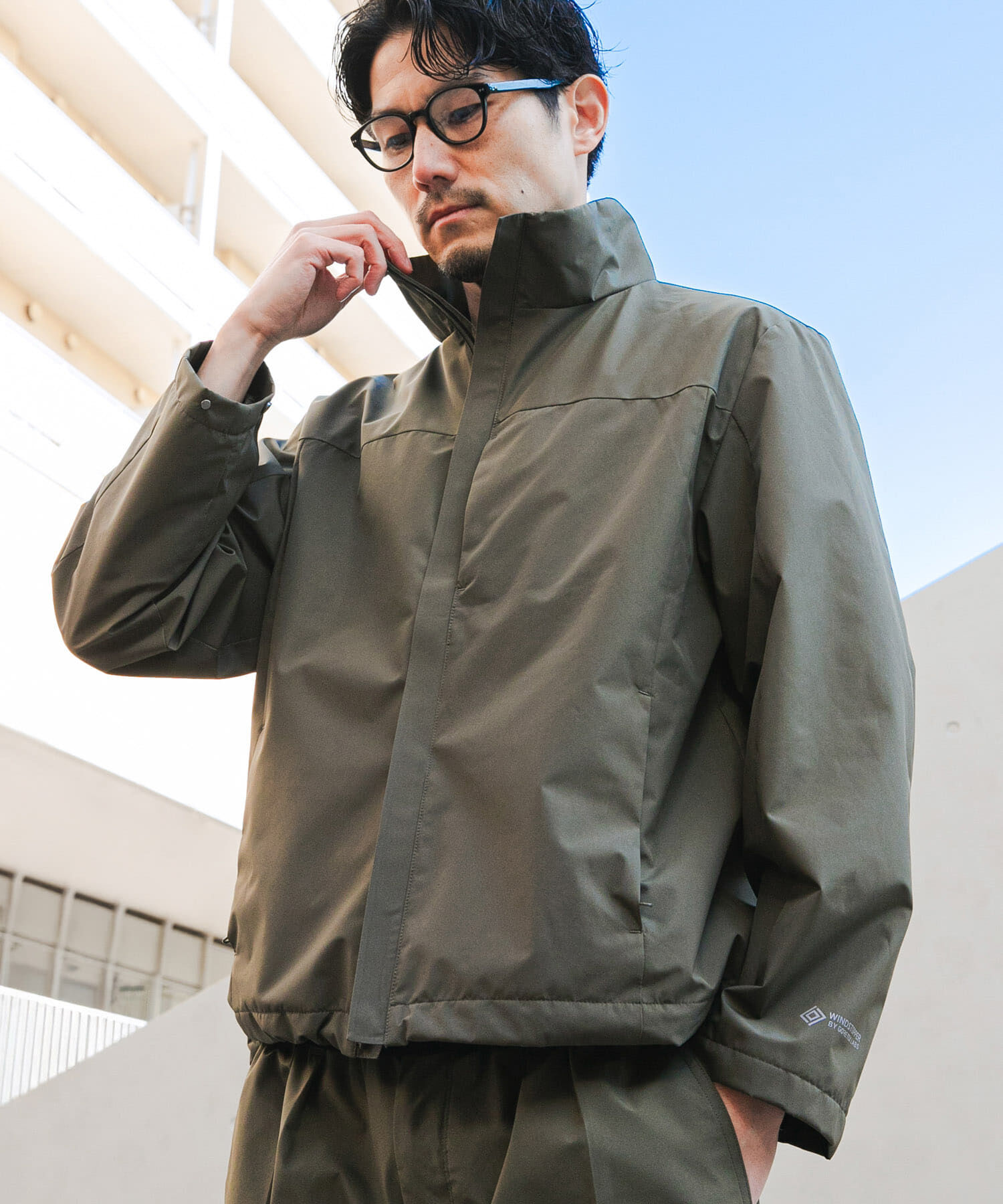 URBAN RESEARCH ROSSO「『別注』+phenix　WINDSTOPPER by GORE-TEX LABS スタンドブルゾン」|ブルゾン・スタジャン|