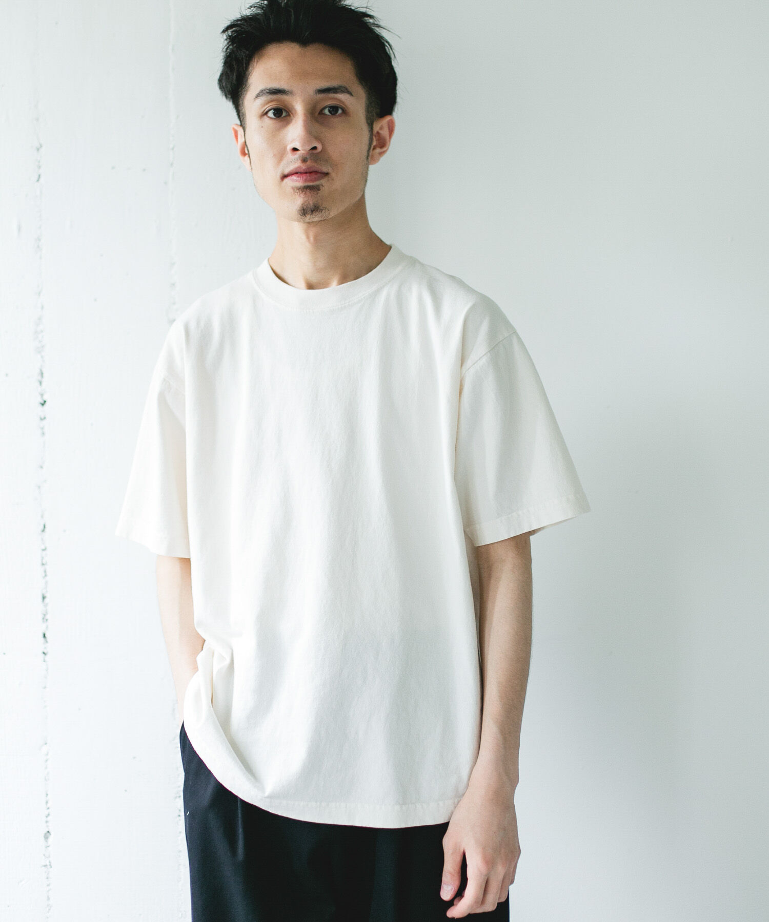 URBAN RESEARCH DOORS「MADE IN USA ガーメントダイ Tシャツ」|Tシャツ・カットソー|ホワイト