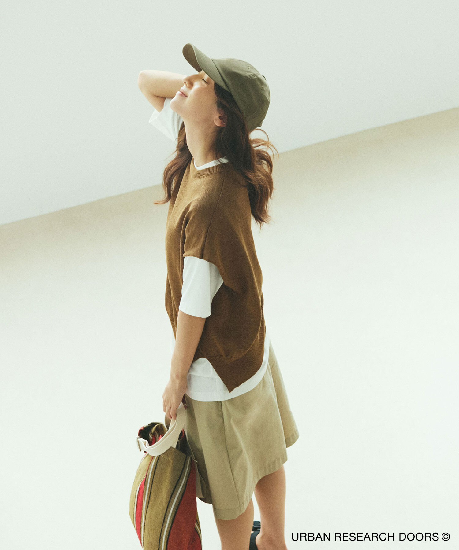 URBAN RESEARCH DOORS「『洗濯可/UVカット』『UR TECH』Aircareフレンチニットプルオーバー」|その他|
