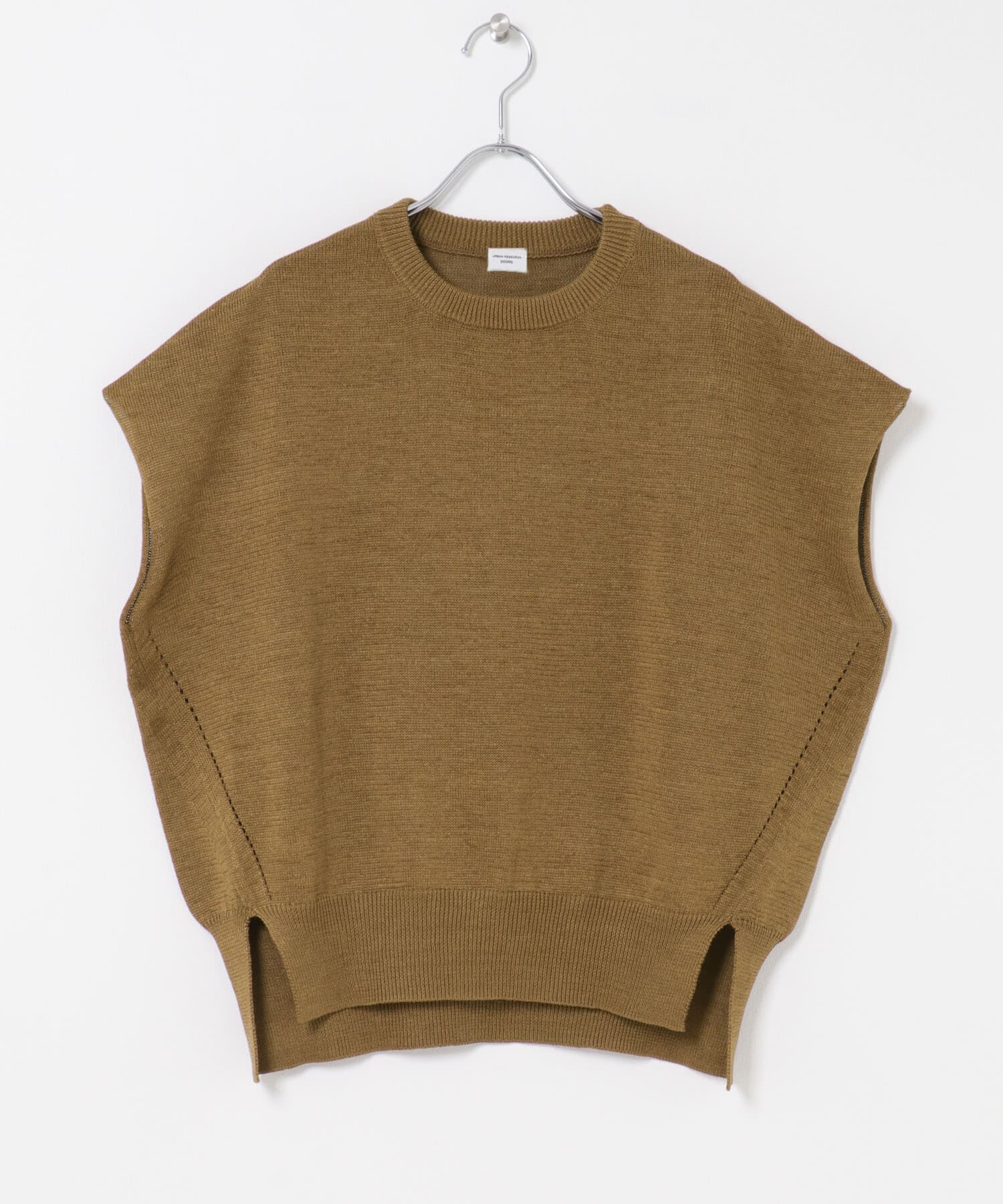 URBAN RESEARCH DOORS「『洗濯可/UVカット』『UR TECH』Aircareフレンチニットプルオーバー」|その他|