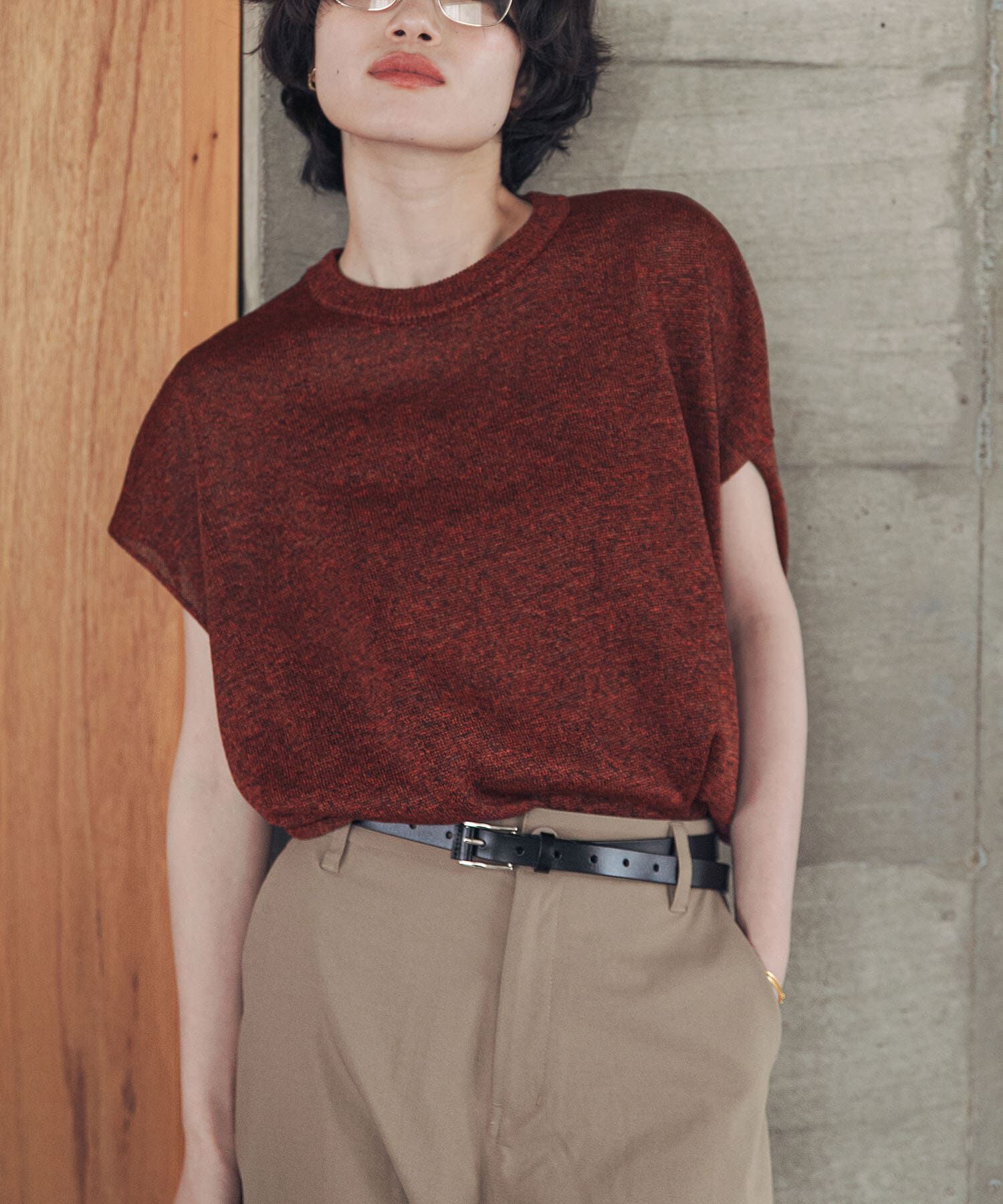 URBAN RESEARCH DOORS「『洗濯可/UVカット』『UR TECH』Aircareフレンチニットプルオーバー」|その他|