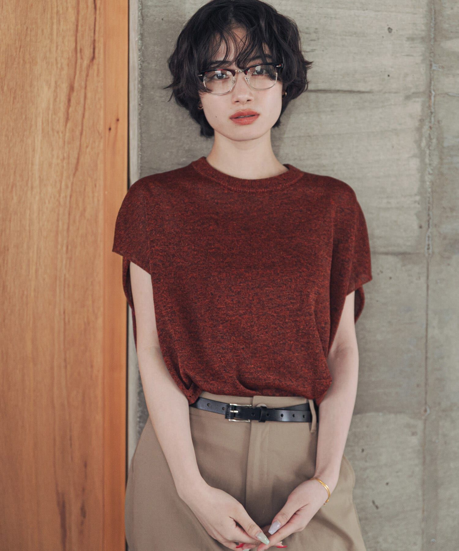 URBAN RESEARCH DOORS「『洗濯可/UVカット』『UR TECH』Aircareフレンチニットプルオーバー」|その他|