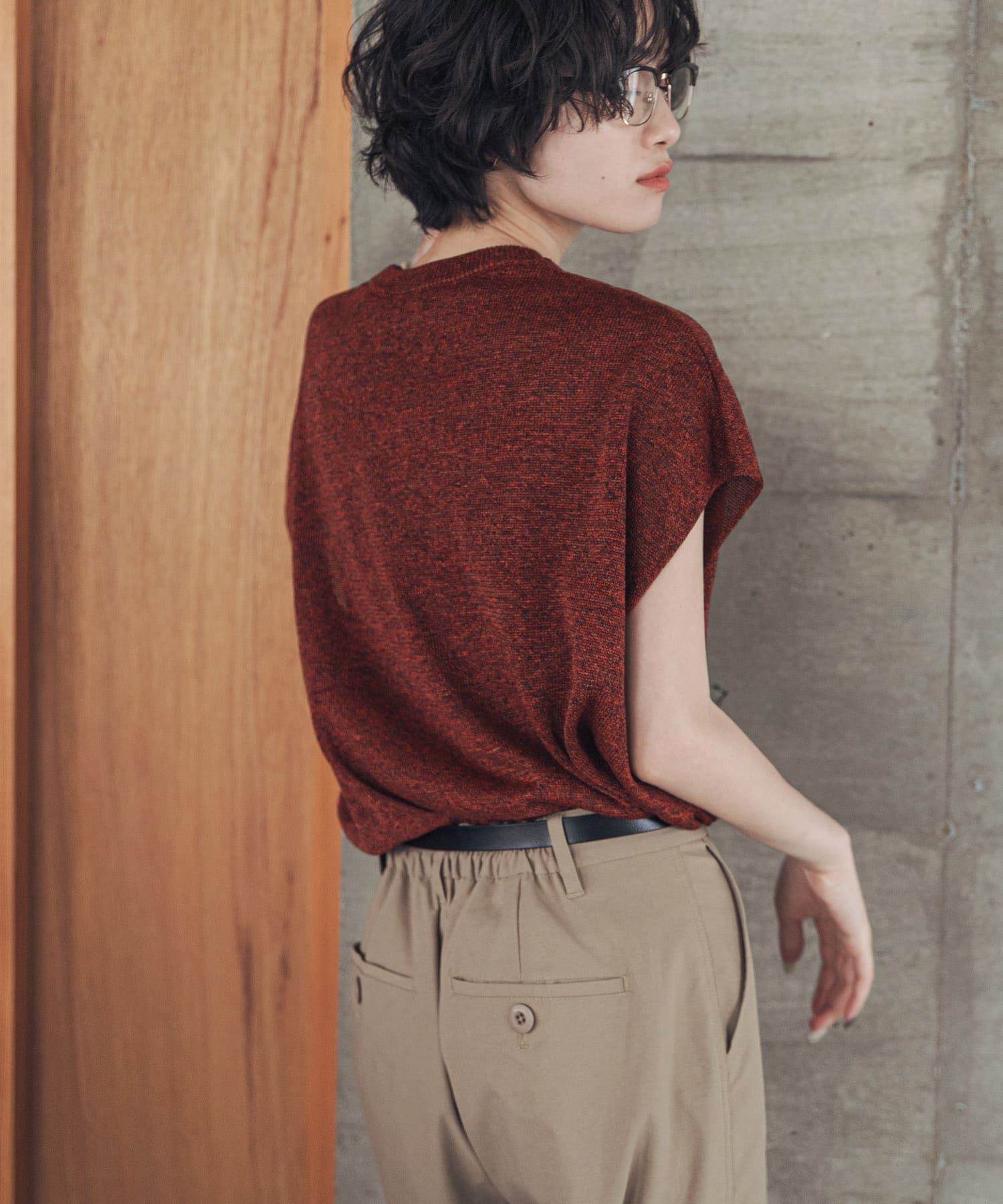 URBAN RESEARCH DOORS「『洗濯可/UVカット』『UR TECH』Aircareフレンチニットプルオーバー」|その他|