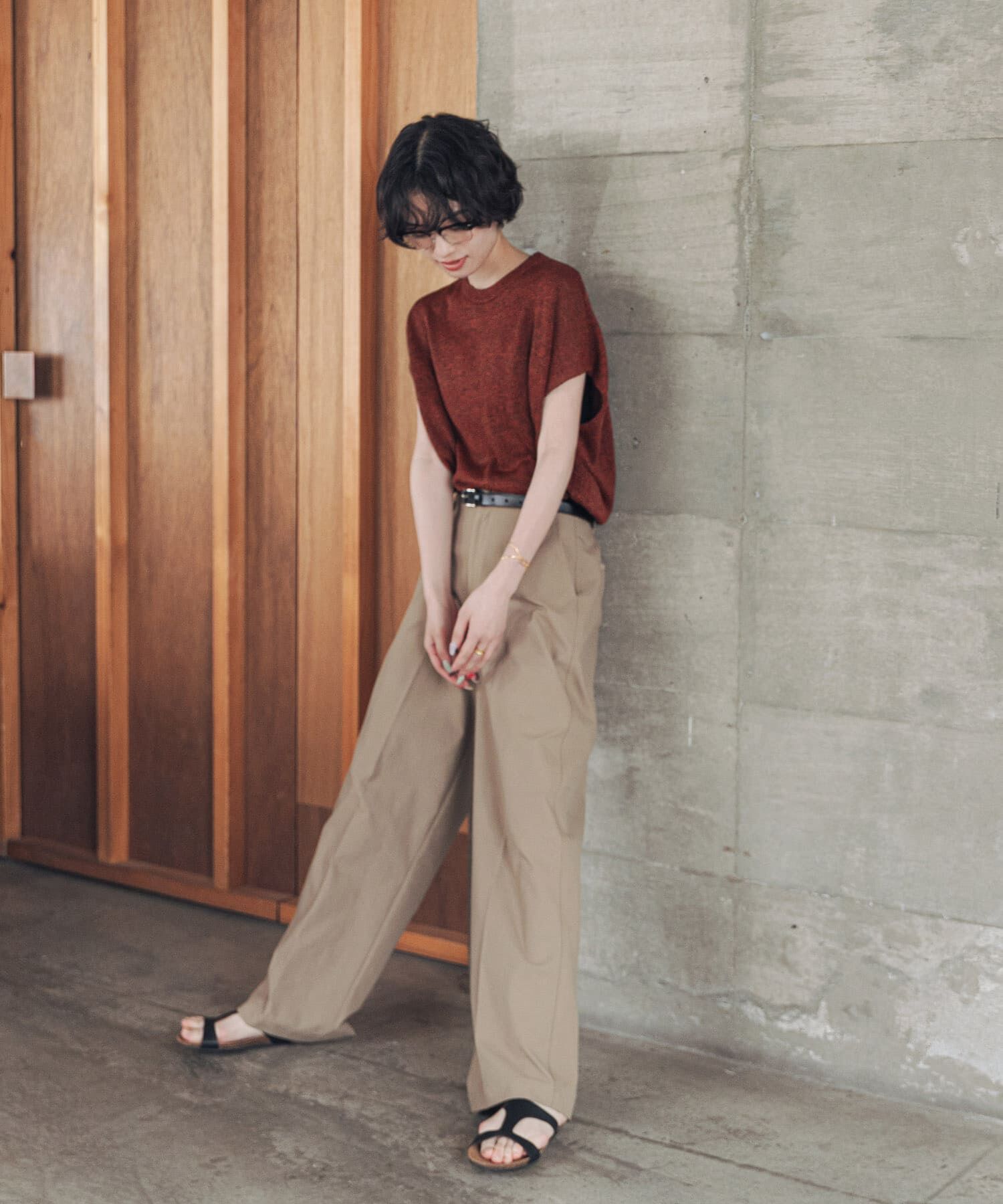 URBAN RESEARCH DOORS「『洗濯可/UVカット』『UR TECH』Aircareフレンチニットプルオーバー」|その他|