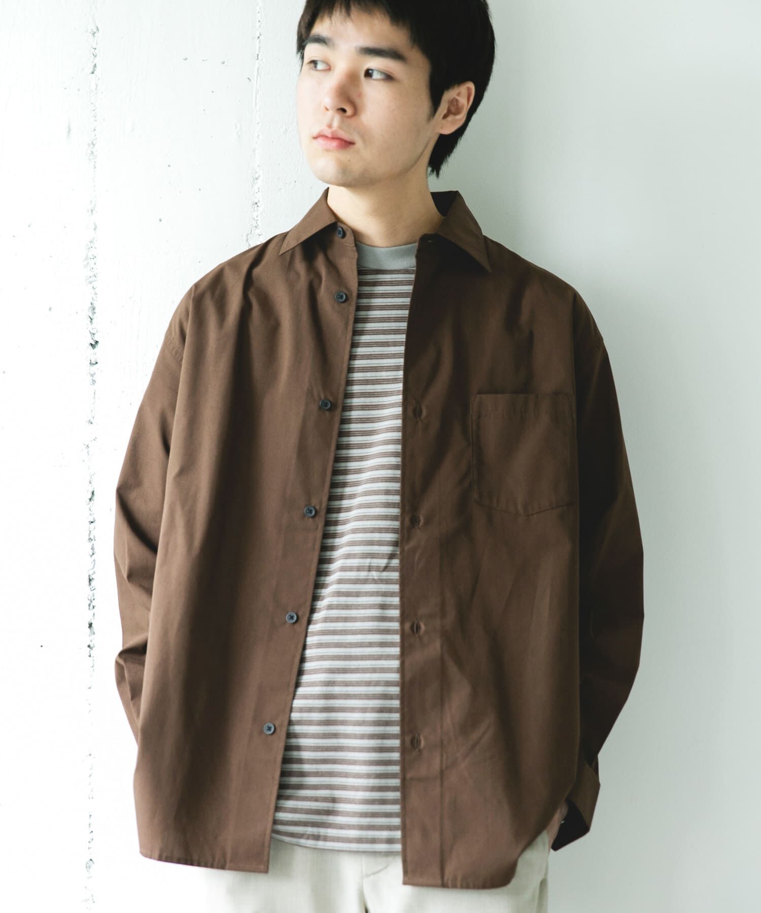 URBAN RESEARCH DOORS「『速乾/イージーケア/UVカット』『URTECH』Aircare ロングスリーブシャツ」|シャツ・ブラウス|