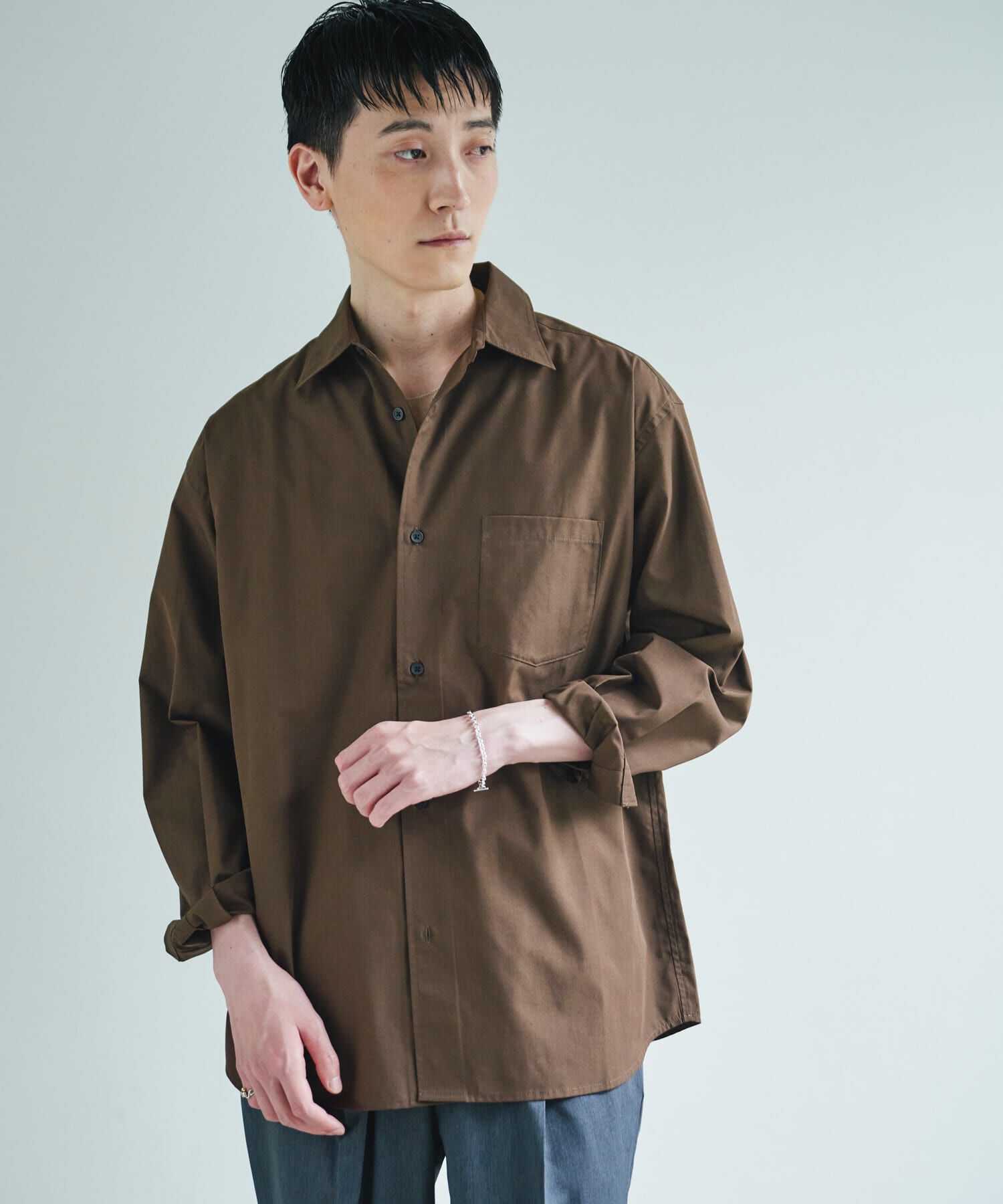 URBAN RESEARCH DOORS「『速乾/イージーケア/UVカット』『URTECH』Aircare ロングスリーブシャツ」|シャツ・ブラウス|