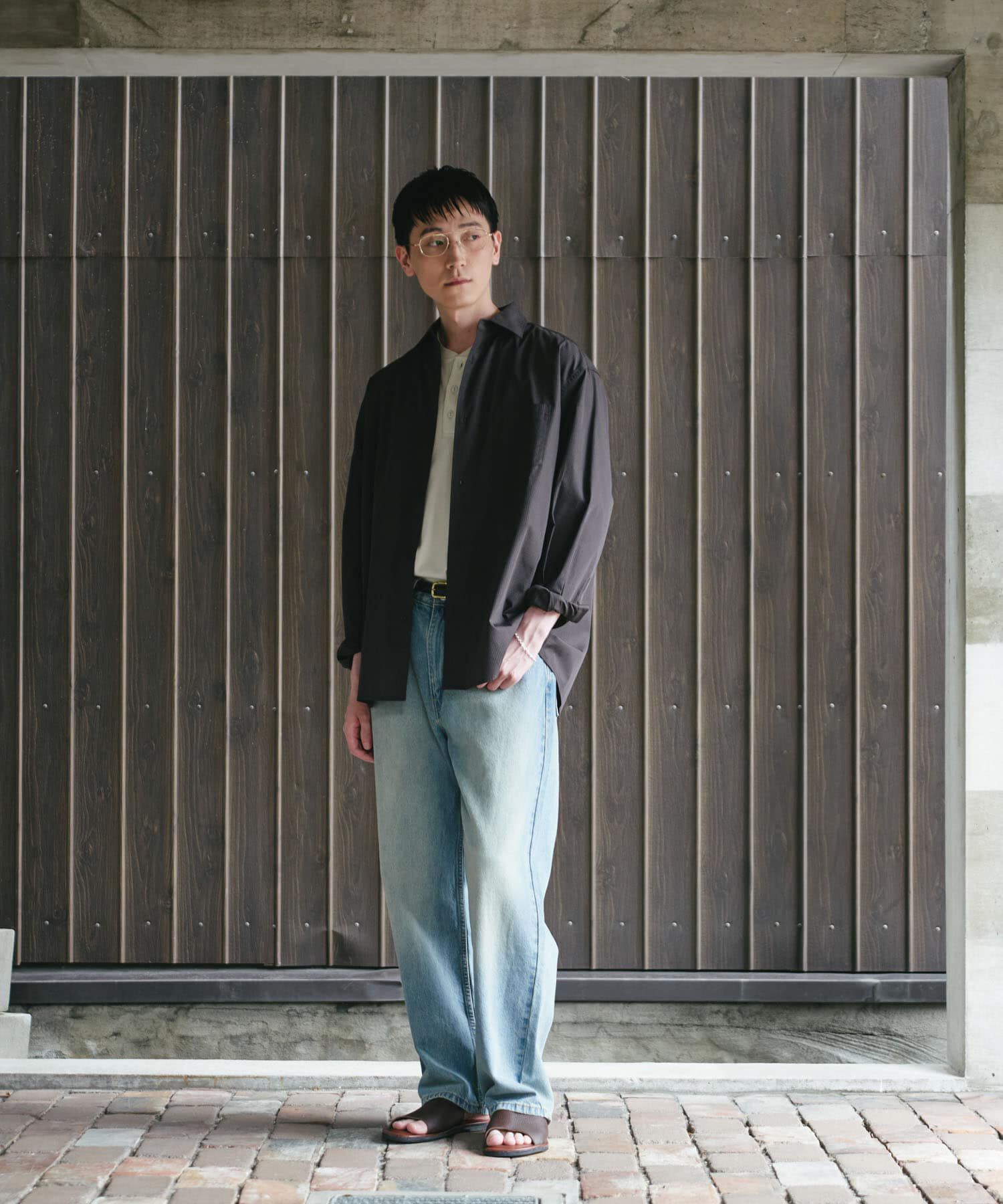 URBAN RESEARCH DOORS「『速乾/イージーケア/UVカット』『URTECH』Aircare ロングスリーブシャツ」|シャツ・ブラウス|