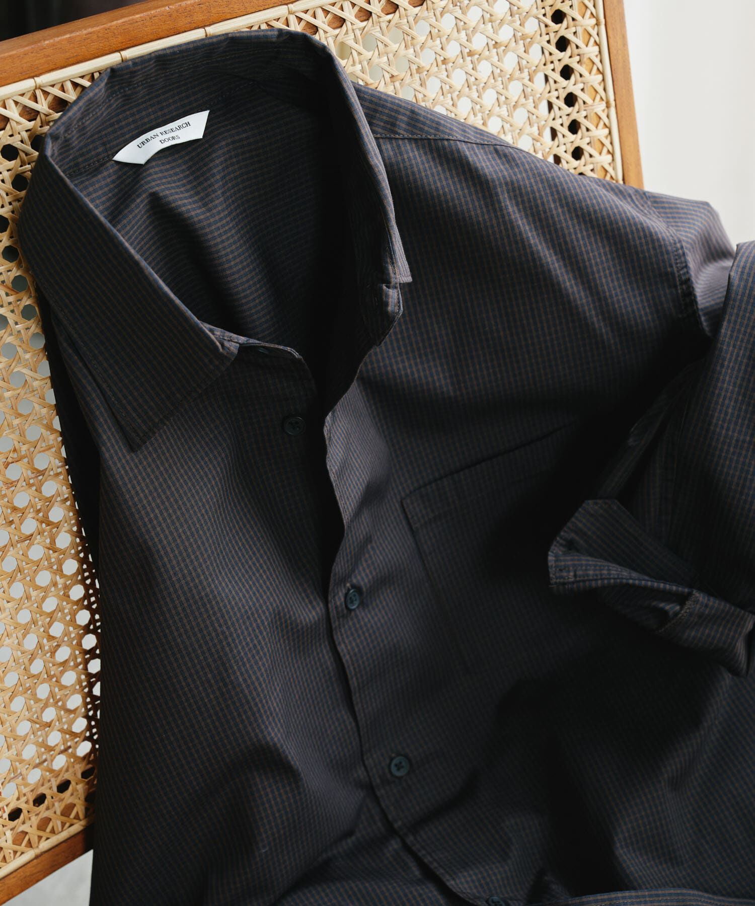 URBAN RESEARCH DOORS「『速乾/イージーケア/UVカット』『URTECH』Aircare ロングスリーブシャツ」|シャツ・ブラウス|