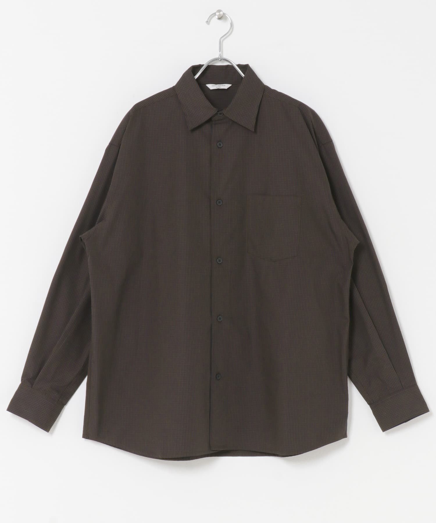 URBAN RESEARCH DOORS「『速乾/イージーケア/UVカット』『URTECH』Aircare ロングスリーブシャツ」|シャツ・ブラウス|
